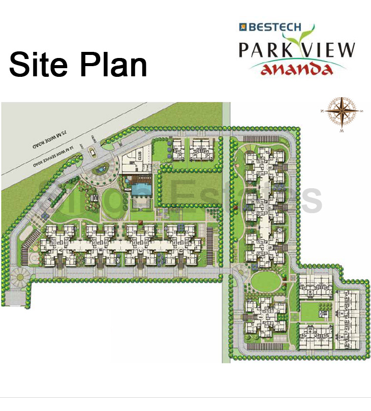 Bestech Park View Ananda Site Plan