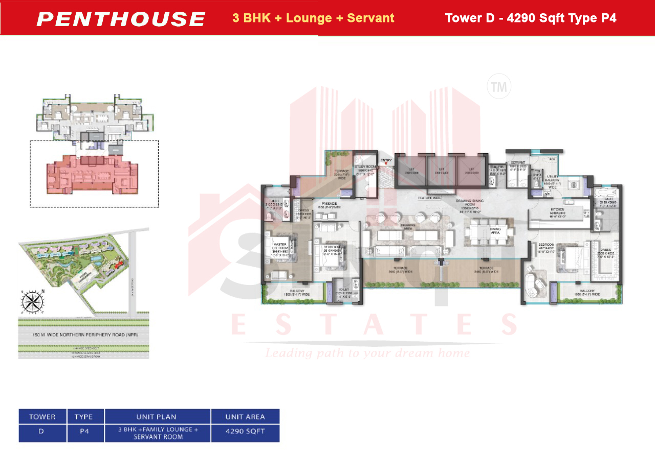 M3M Mansion Penthouse for sale