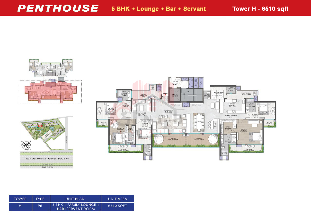 M3M Mansion 6510 sqft